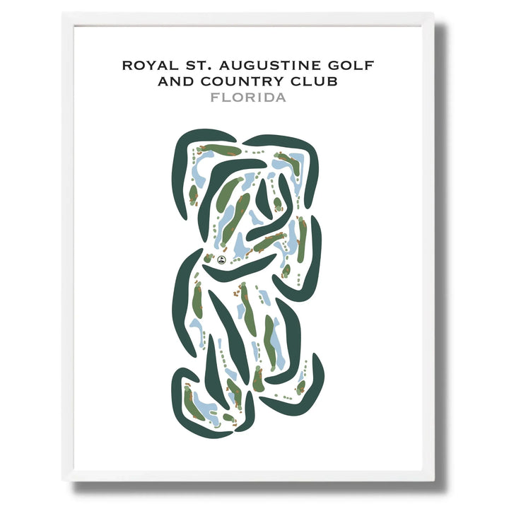 Royal St Augustine Golf and Country Club, Florida - Printed Golf Courses