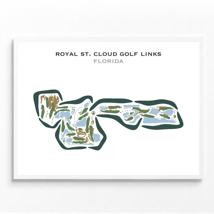 Royal St. Cloud Golf Links, Florida - Printed Golf Courses