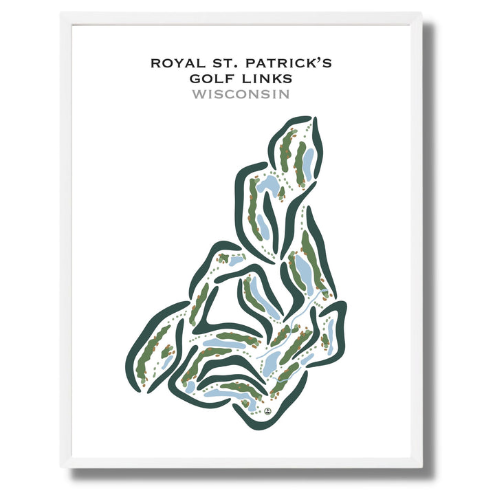 Royal St. Patrick's Golf Links, Wisconsin - Printed Golf Courses