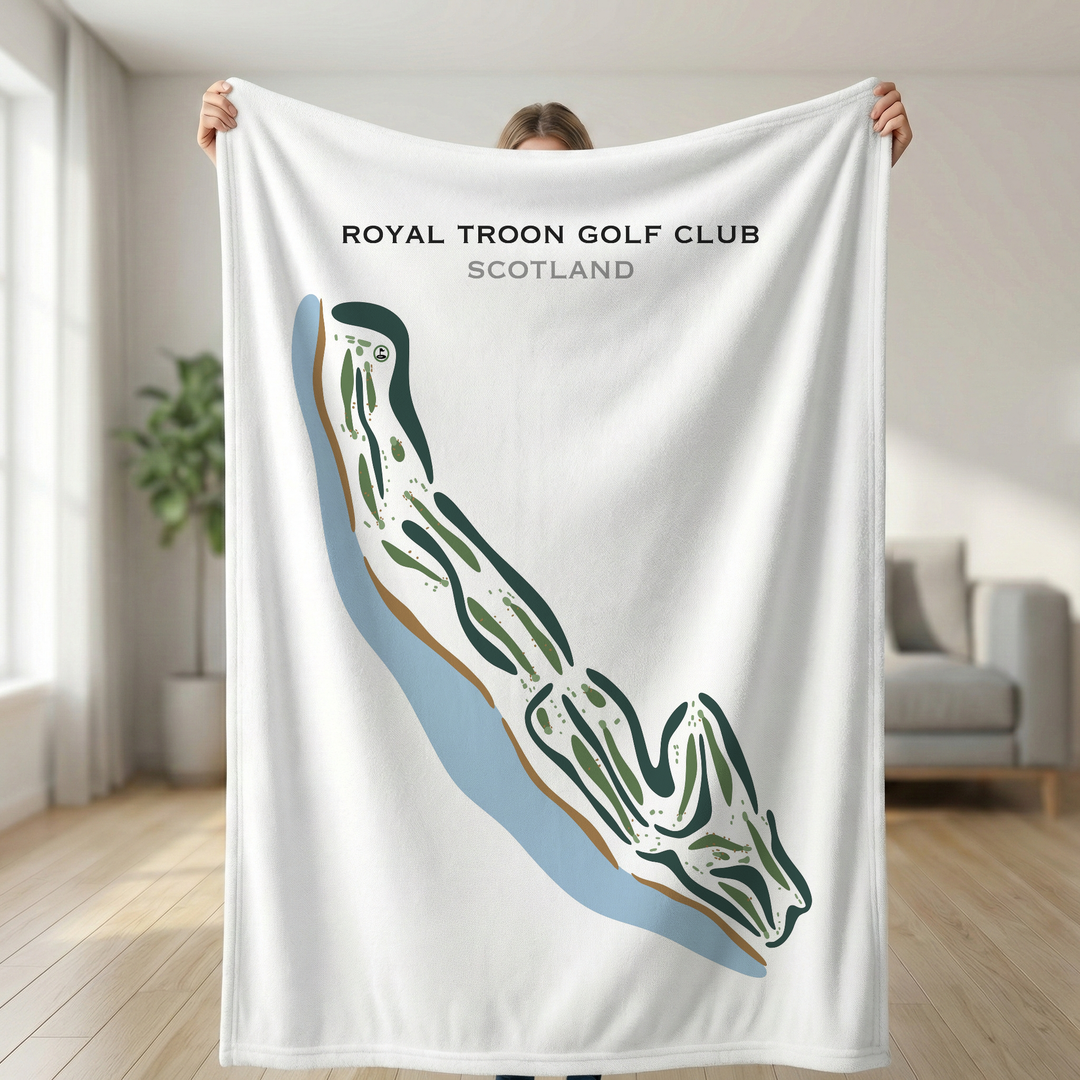 Royal Troon Golf Club, Scotland - Printed Golf Courses
