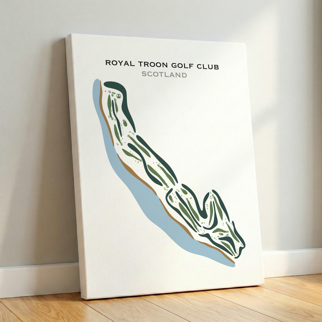 Royal Troon Golf Club, Scotland - Printed Golf Courses