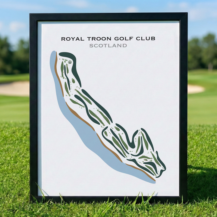Royal Troon Golf Club, Scotland - Printed Golf Courses