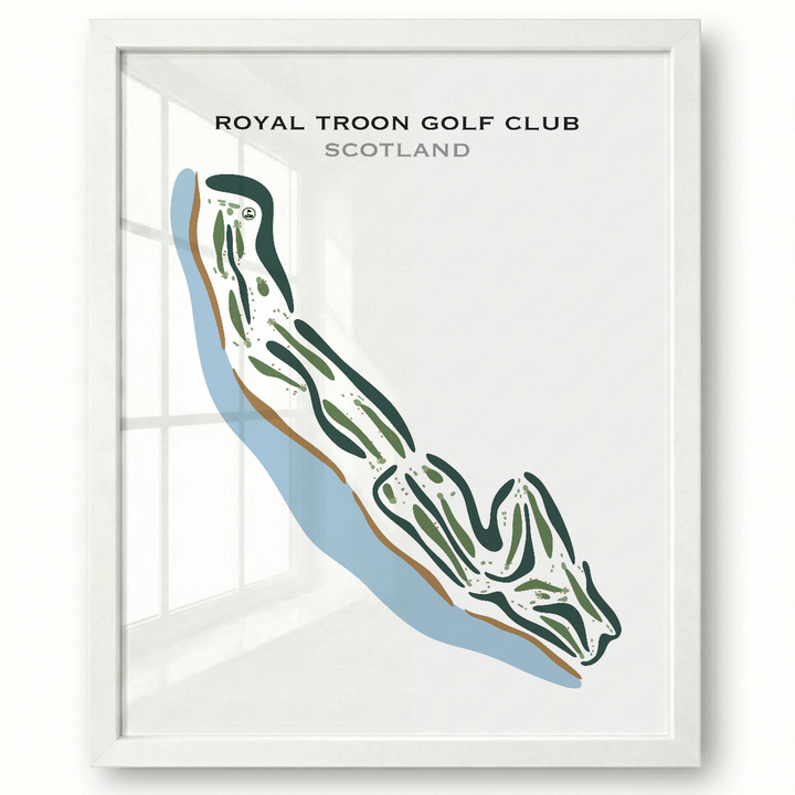 Royal Troon Golf Club, Scotland - Printed Golf Courses