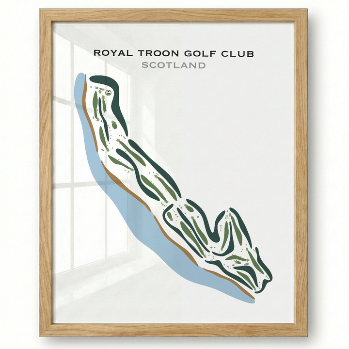 Royal Troon Golf Club, Scotland - Printed Golf Courses