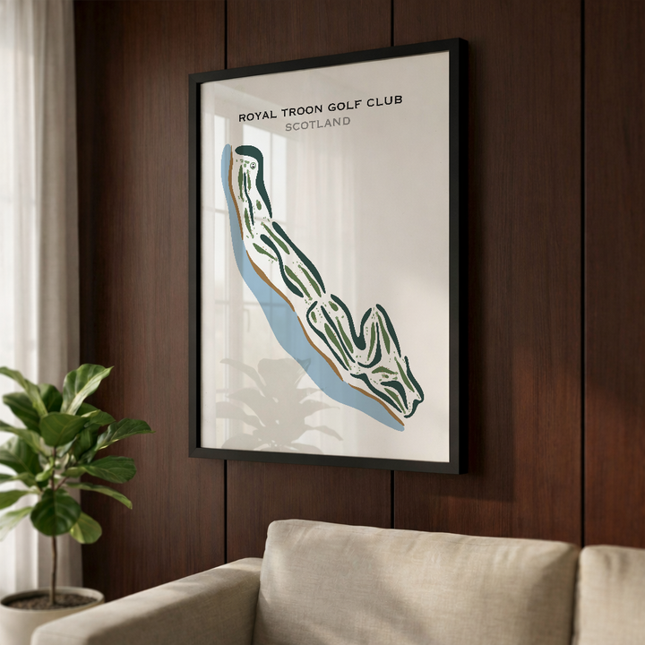 Royal Troon Golf Club, Scotland - Printed Golf Courses