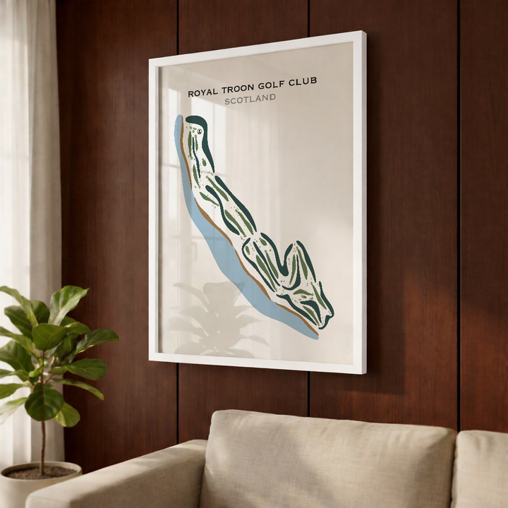 Royal Troon Golf Club, Scotland - Printed Golf Courses
