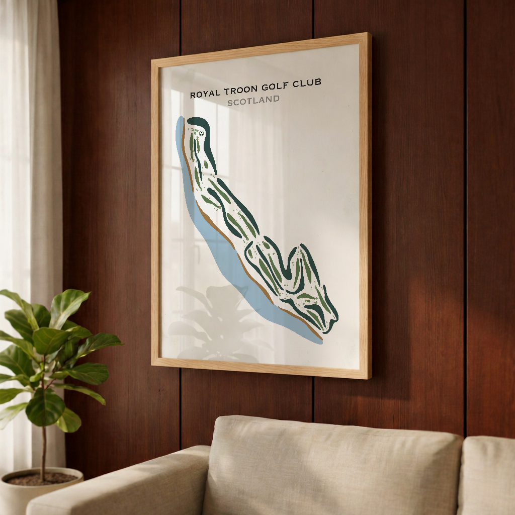 Royal Troon Golf Club, Scotland - Printed Golf Courses