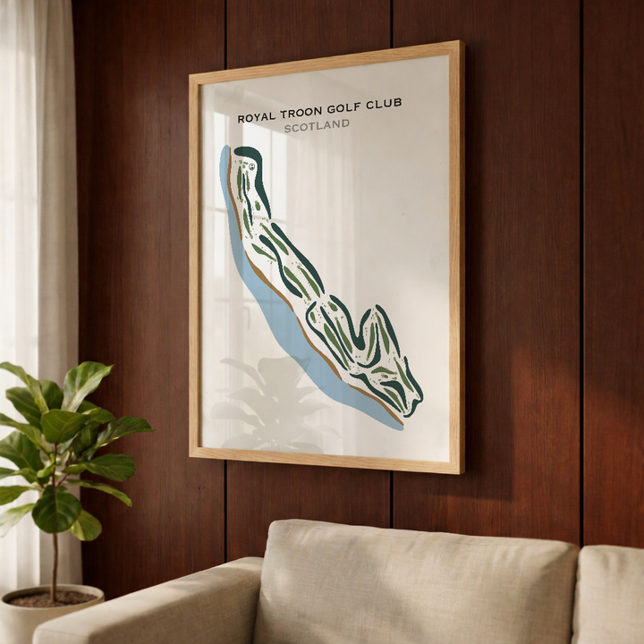 Royal Troon Golf Club, Scotland - Printed Golf Courses