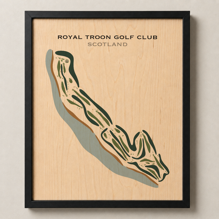 Royal Troon Golf Club, Scotland - Printed Golf Courses