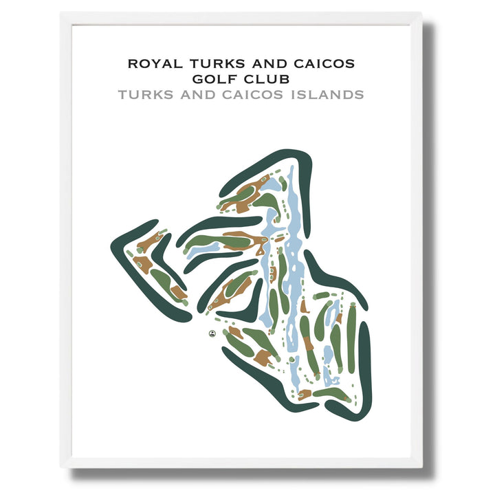 Royal Turks and Caicos Golf Club, Turks and Caicos Islands - Printed Golf Courses
