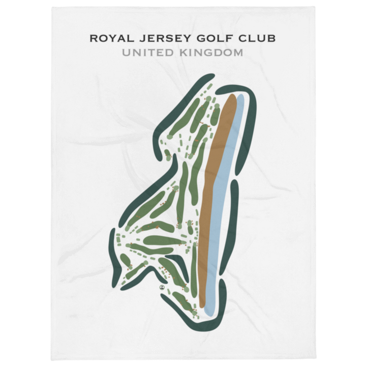 Royal Jersey Golf Club, United Kingdom - Printed Golf Courses