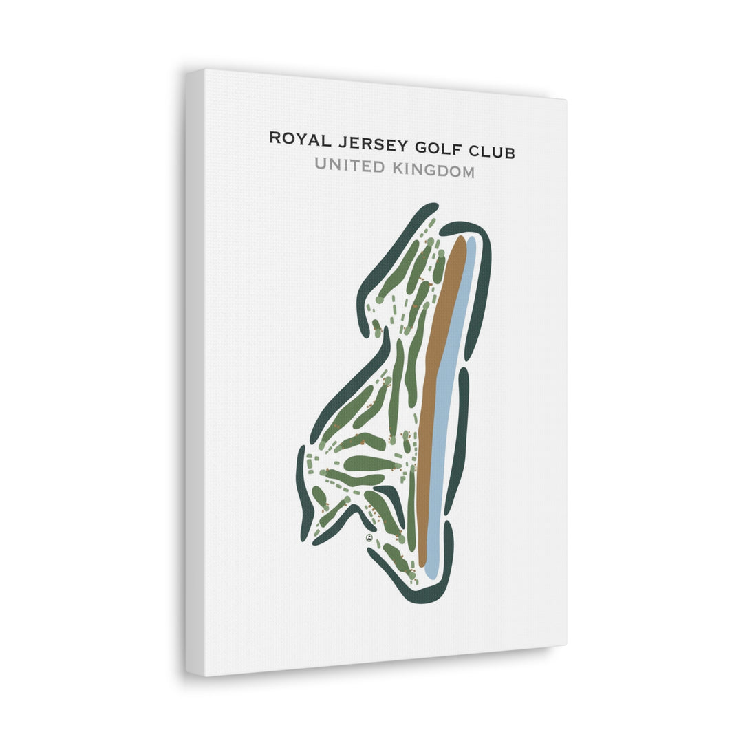 Royal Jersey Golf Club, United Kingdom - Printed Golf Courses