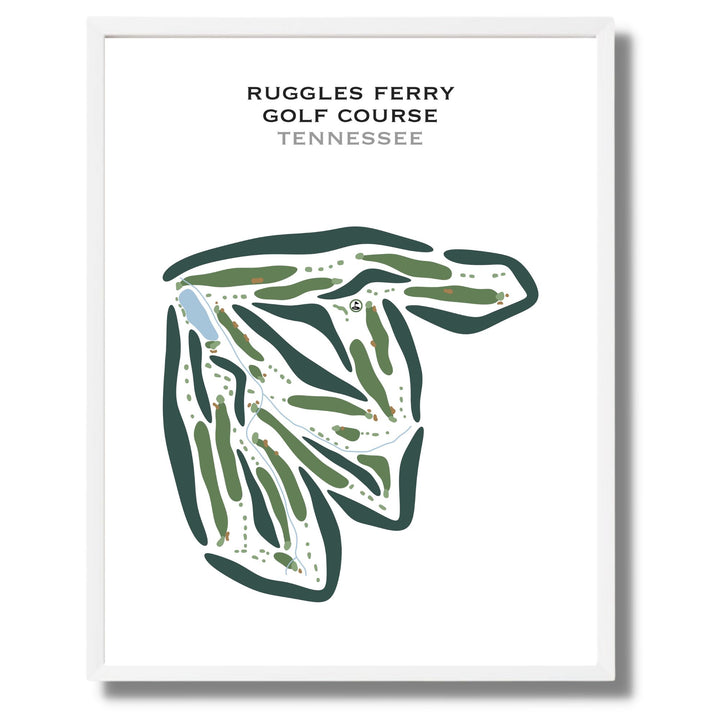 Ruggles Ferry Golf Course, Tennessee - Printed Golf Courses