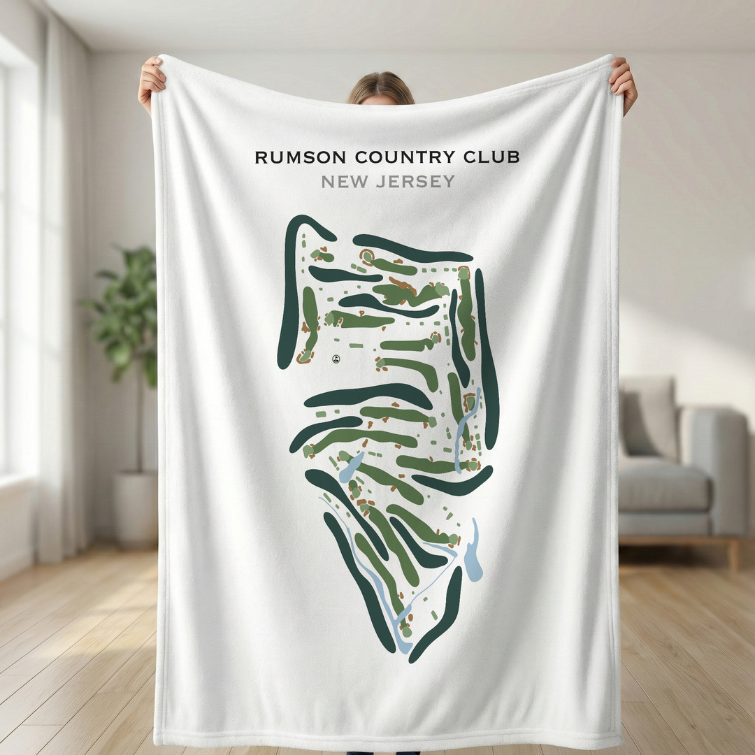 Rumson Country Club, New Jersey - Printed Golf Course