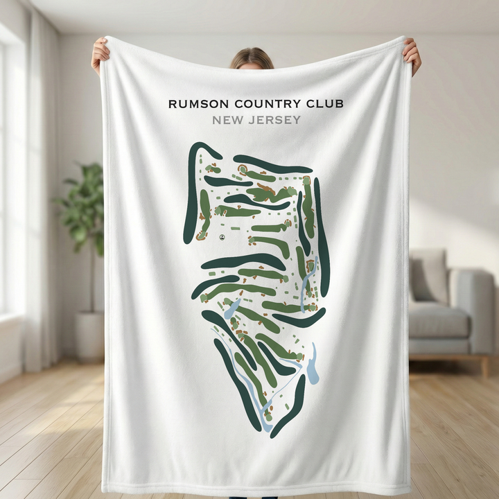Rumson Country Club, New Jersey - Printed Golf Course