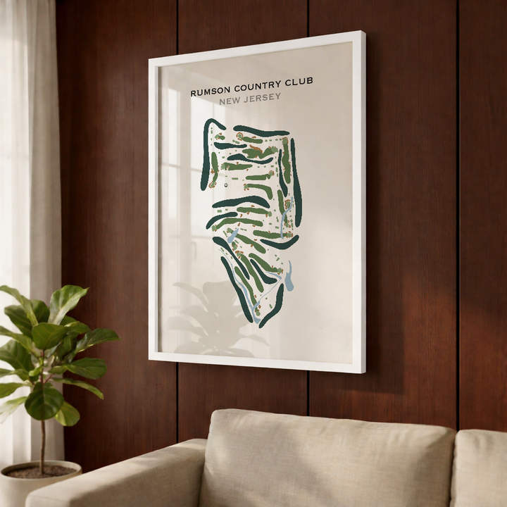 Rumson Country Club, New Jersey - Printed Golf Course