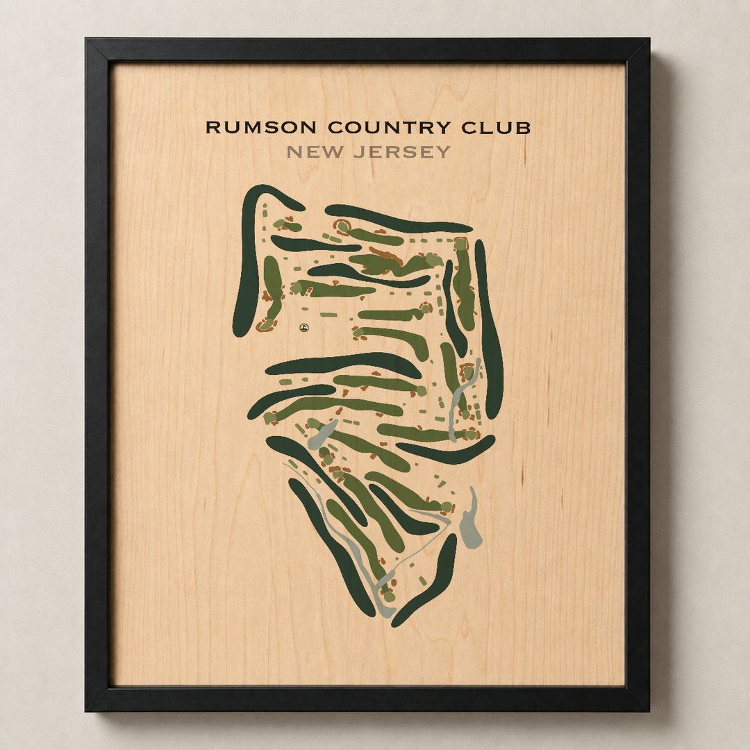 Rumson Country Club, New Jersey - Printed Golf Course