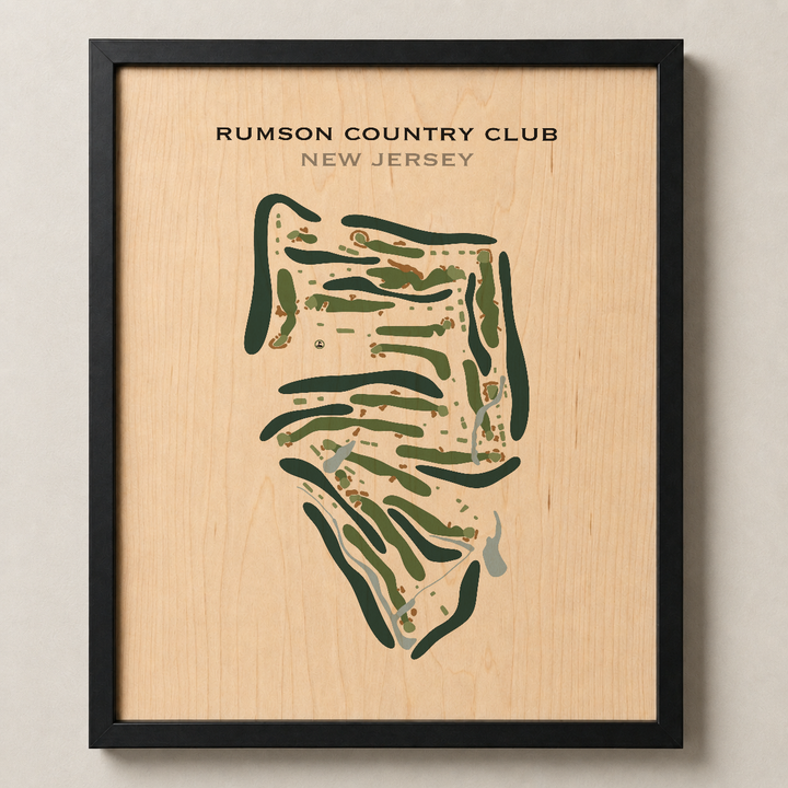 Rumson Country Club, New Jersey - Printed Golf Course
