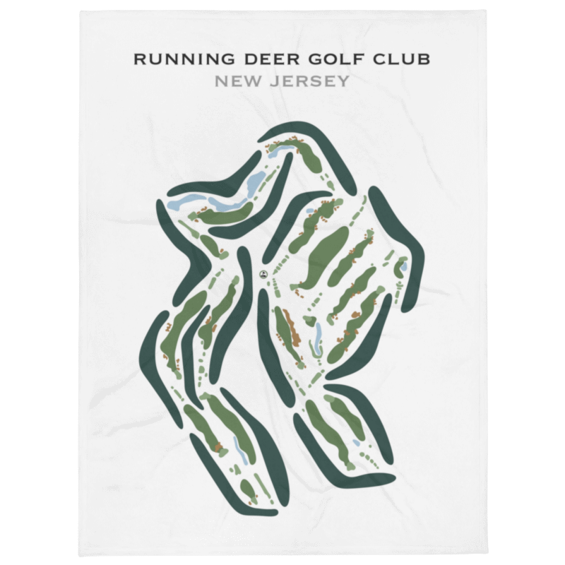 Running Deer Golf Club, New Jersey - Printed Golf Courses