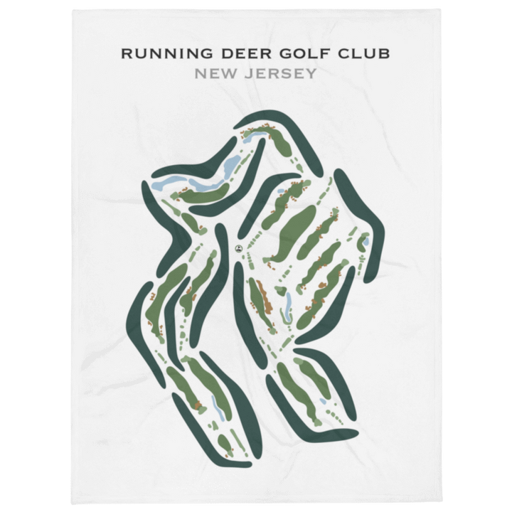 Running Deer Golf Club, New Jersey - Printed Golf Courses