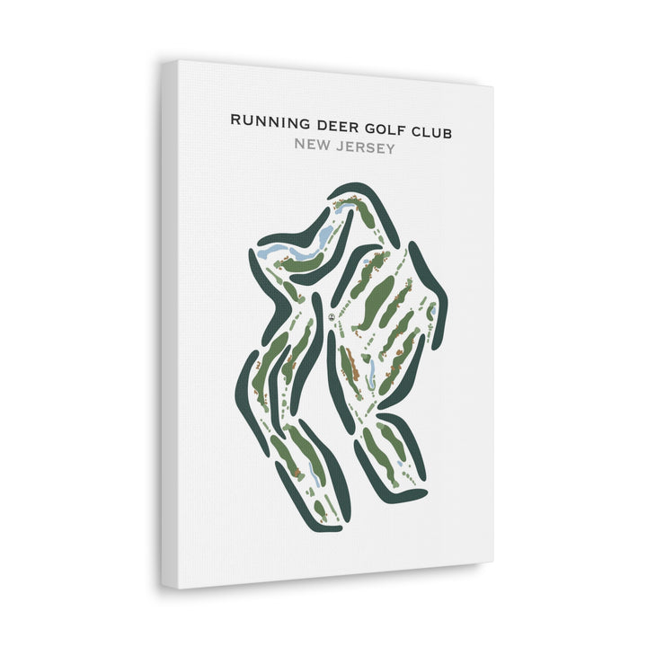 Running Deer Golf Club, New Jersey - Printed Golf Courses