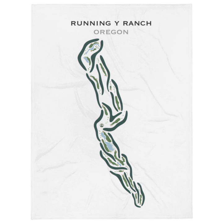 Running Y Ranch, Oregon - Printed Golf Courses