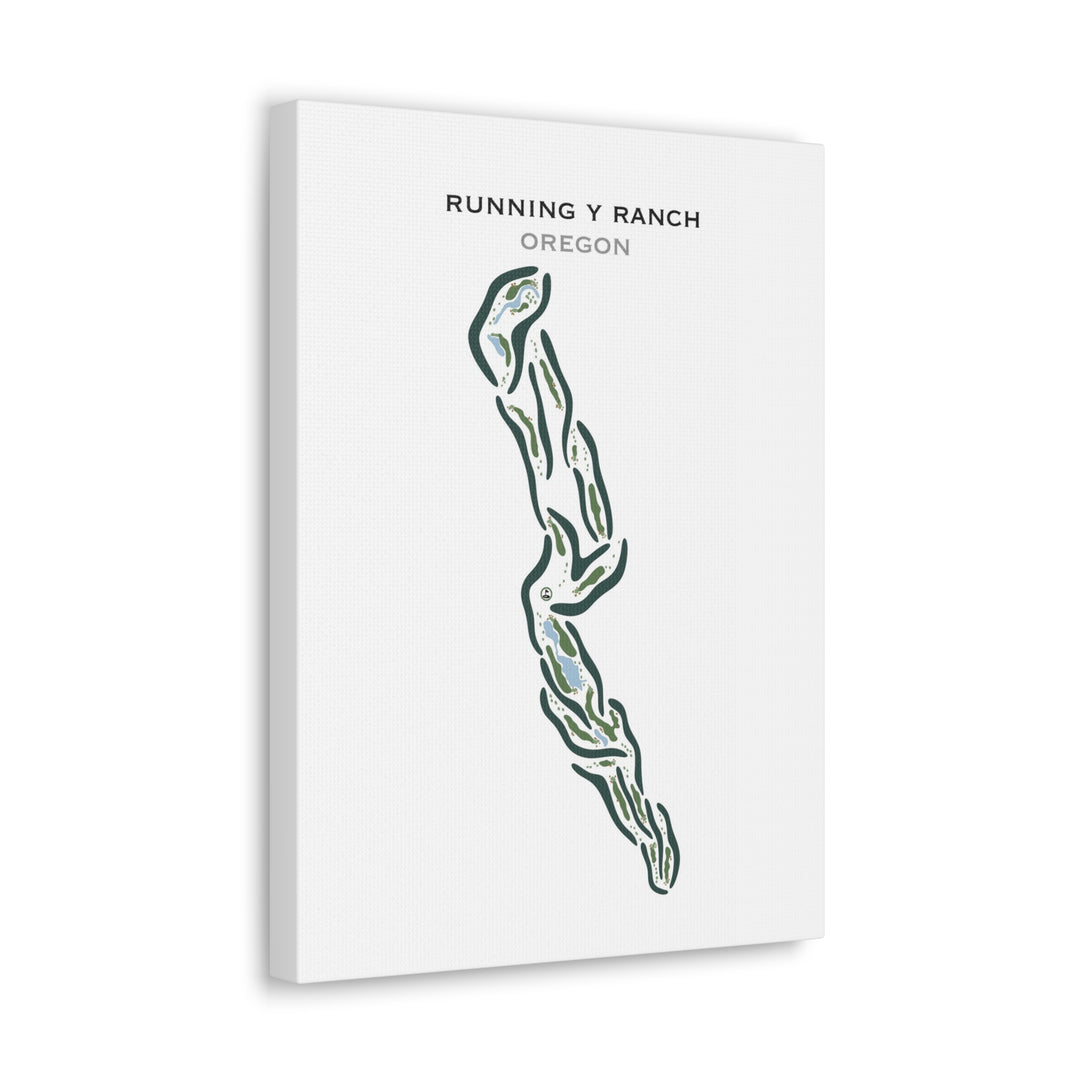 Running Y Ranch, Oregon - Printed Golf Courses