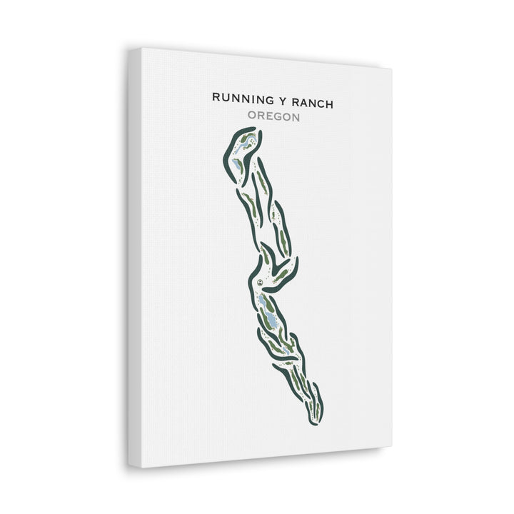 Running Y Ranch, Oregon - Printed Golf Courses