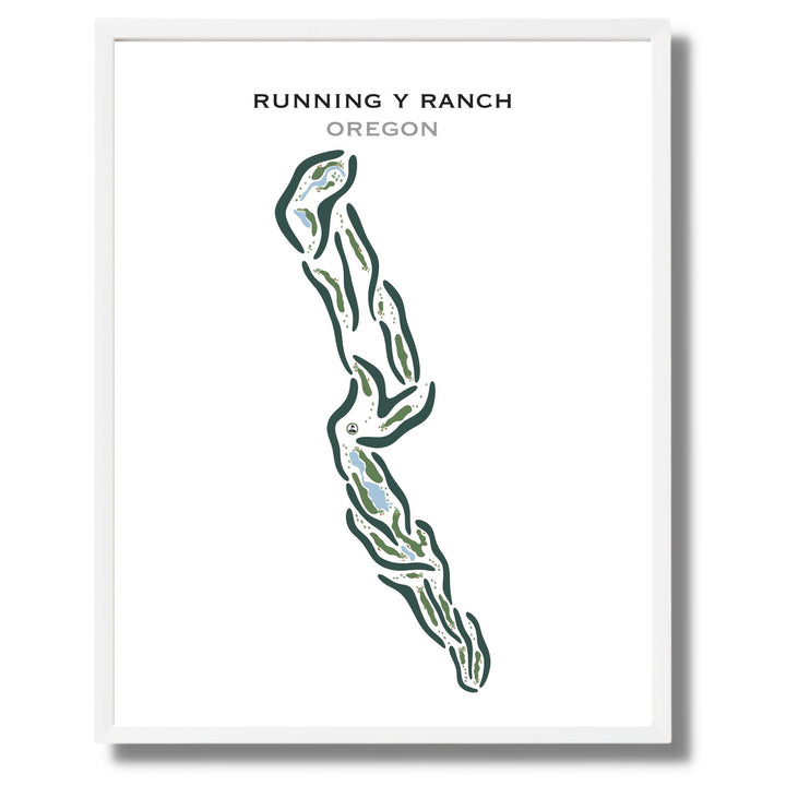 Running Y Ranch, Oregon - Printed Golf Courses