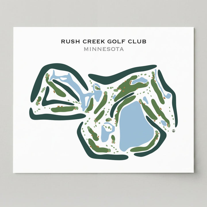 Rush Creek Golf Club, Minnesota - Printed Golf Course