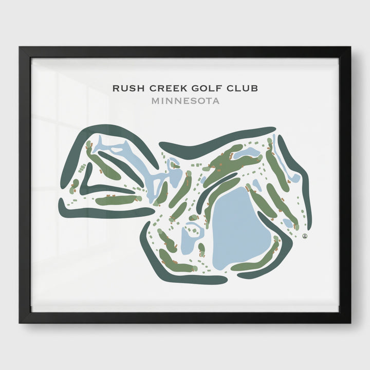 Rush Creek Golf Club, Minnesota - Printed Golf Course