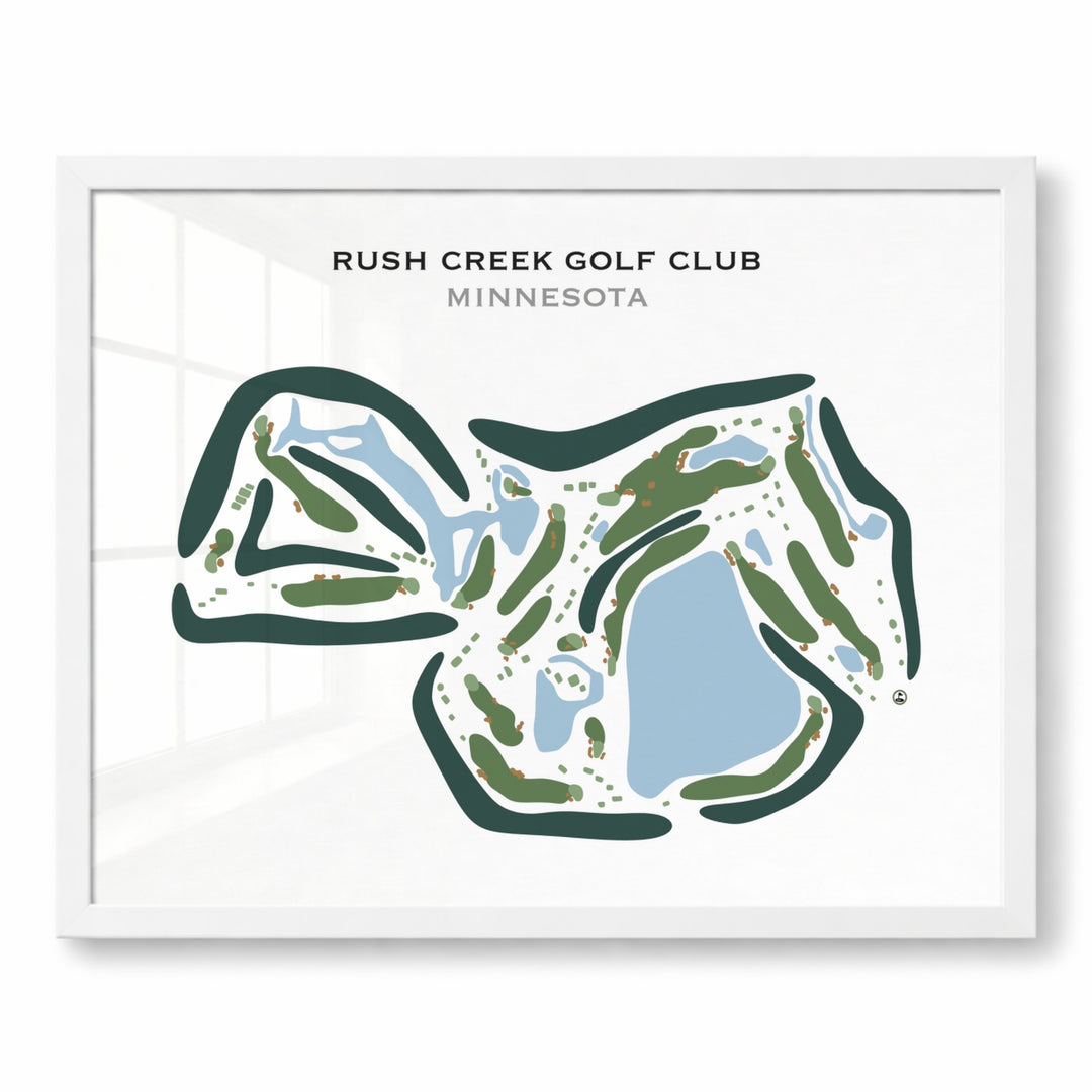 Rush Creek Golf Club, Minnesota - Printed Golf Course