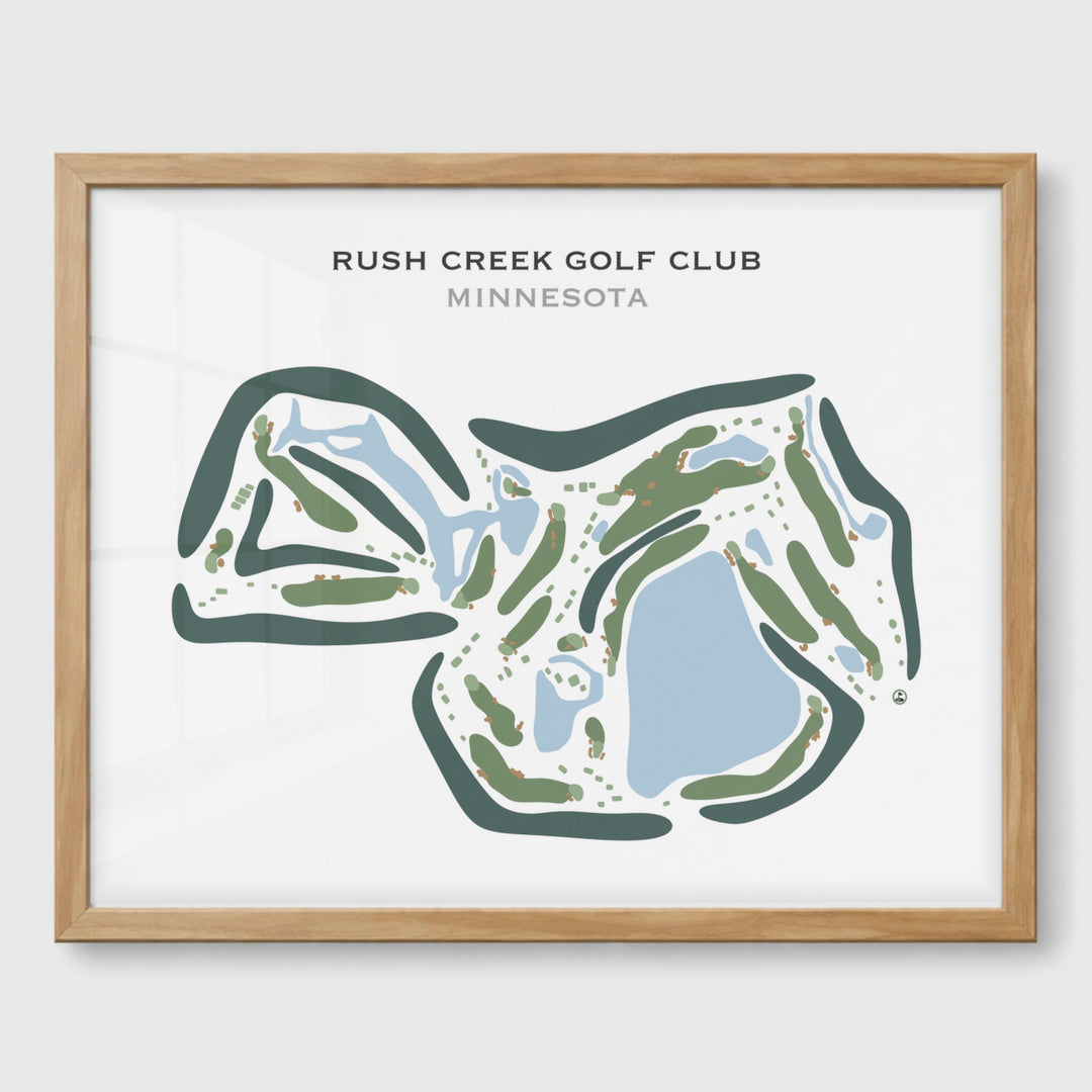 Rush Creek Golf Club, Minnesota - Printed Golf Course