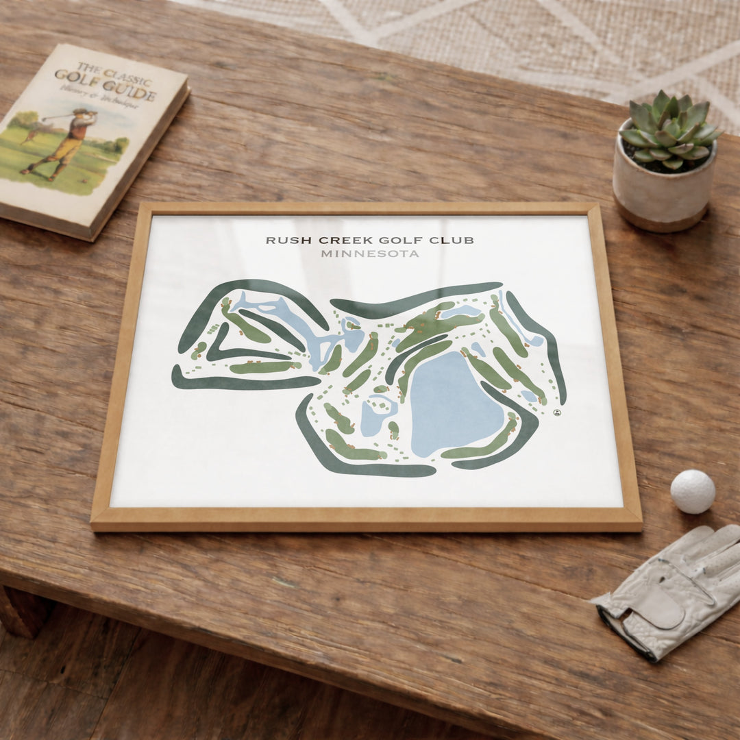 Rush Creek Golf Club, Minnesota - Printed Golf Course