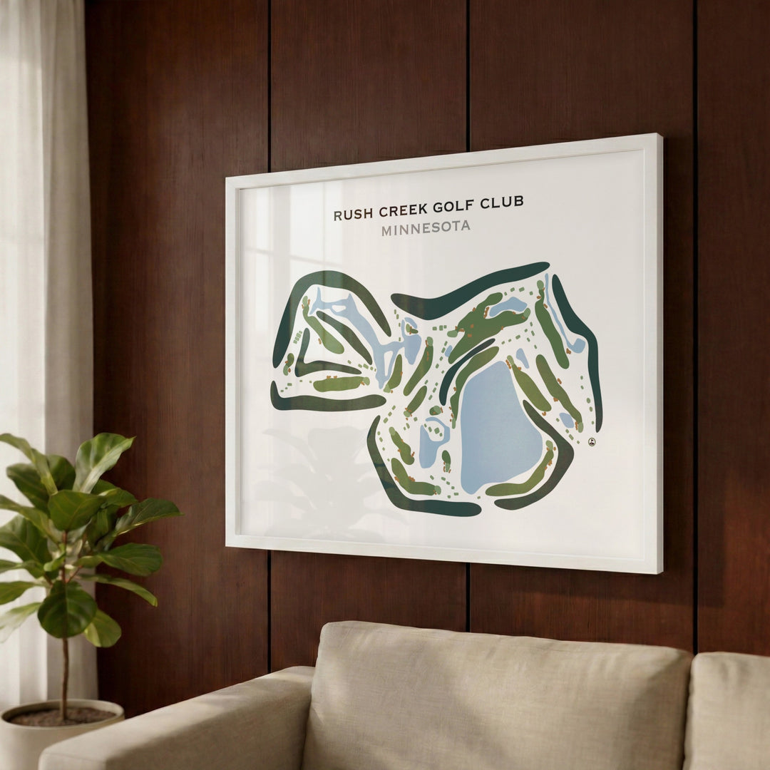 Rush Creek Golf Club, Minnesota - Printed Golf Course