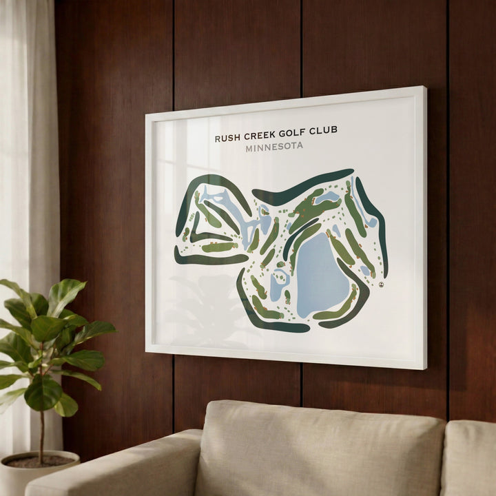 Rush Creek Golf Club, Minnesota - Printed Golf Course