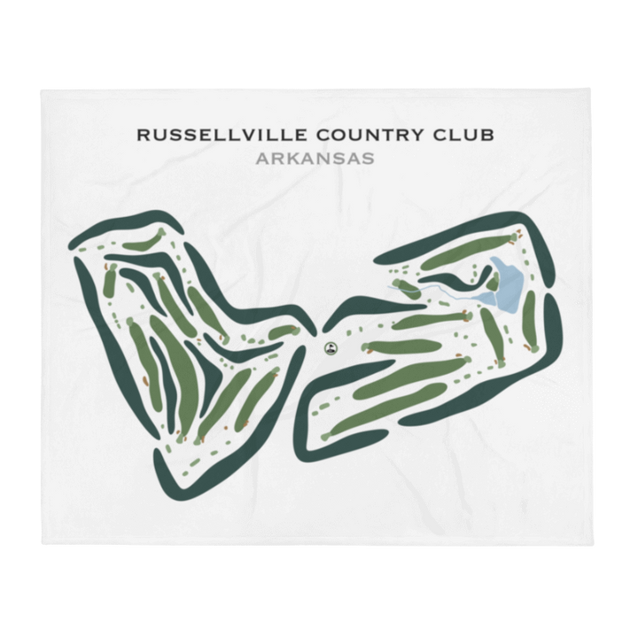 Russellville Country Club, Arkansas - Printed Golf Courses