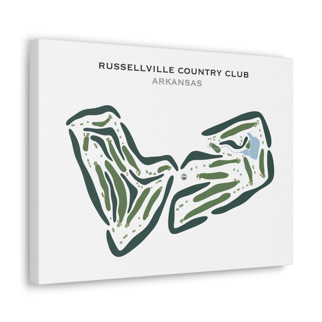 Russellville Country Club, Arkansas - Printed Golf Courses