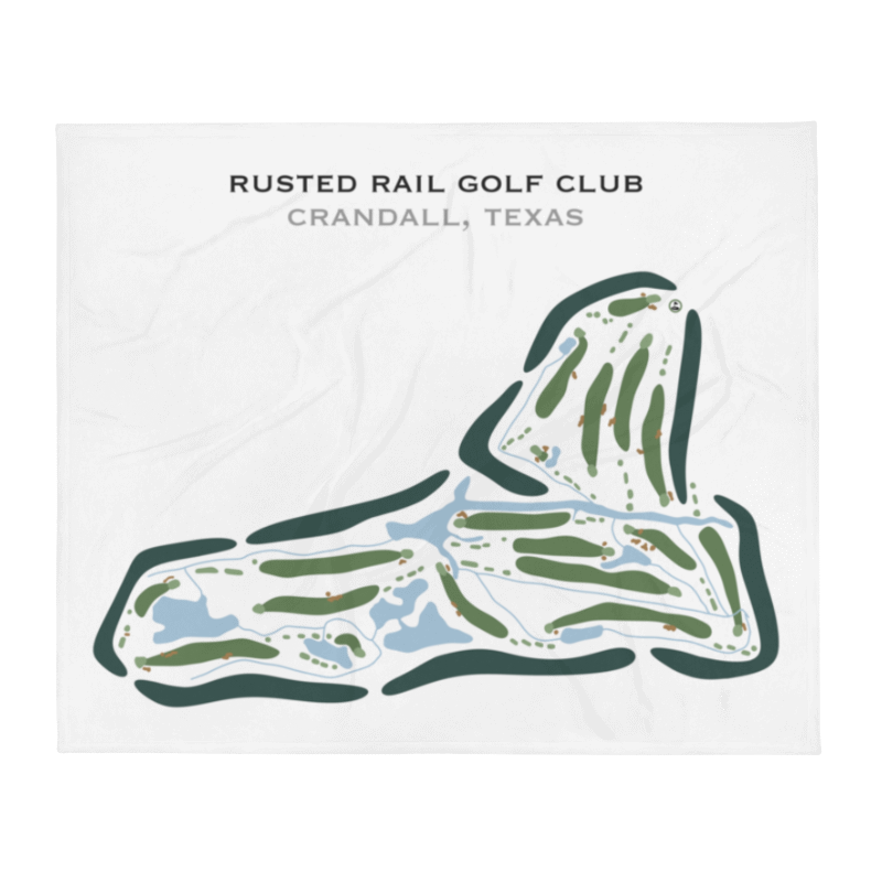 Rusted Rail Golf Club, Texas - Printed Golf Courses