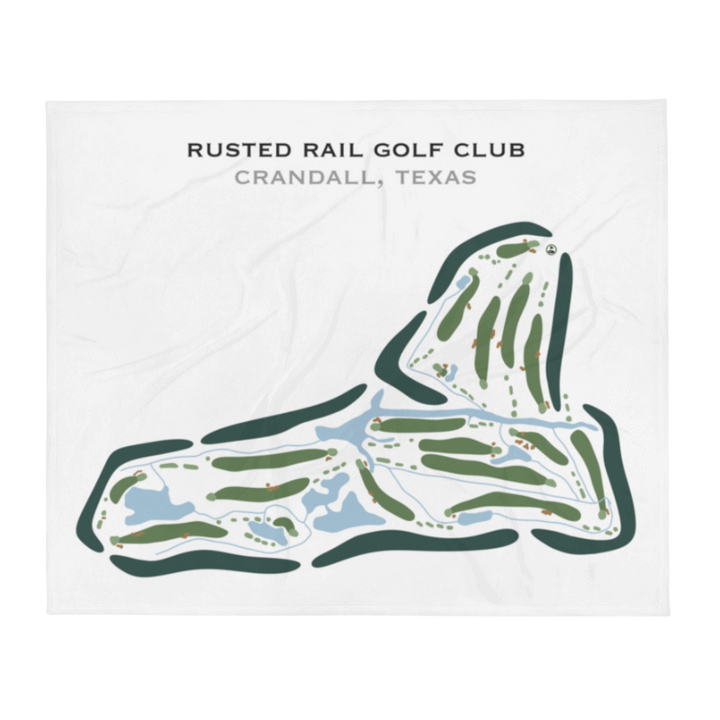 Rusted Rail Golf Club, Texas - Printed Golf Courses