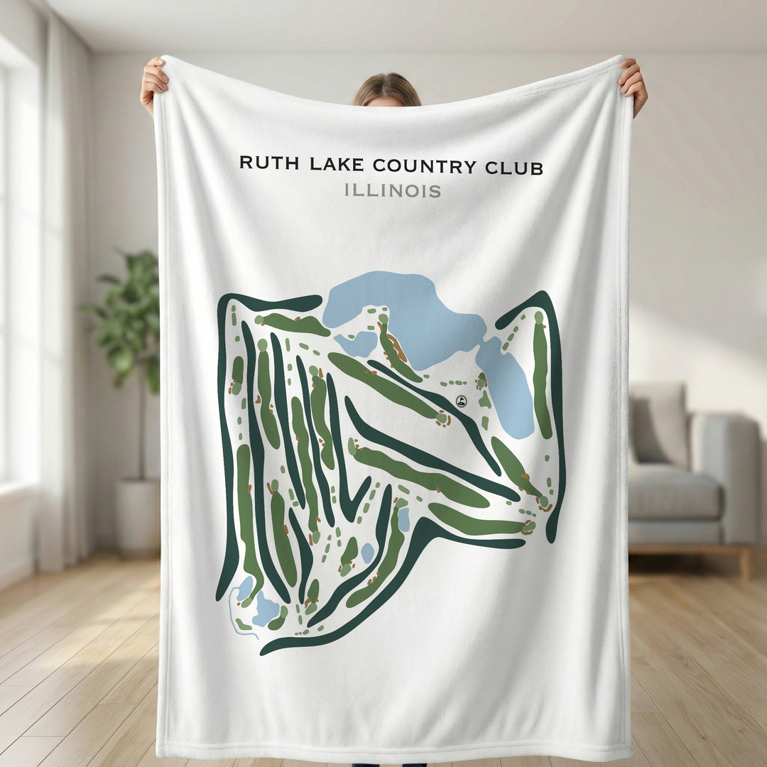 Ruth Lake Country Club, Illinois - Printed Golf Courses