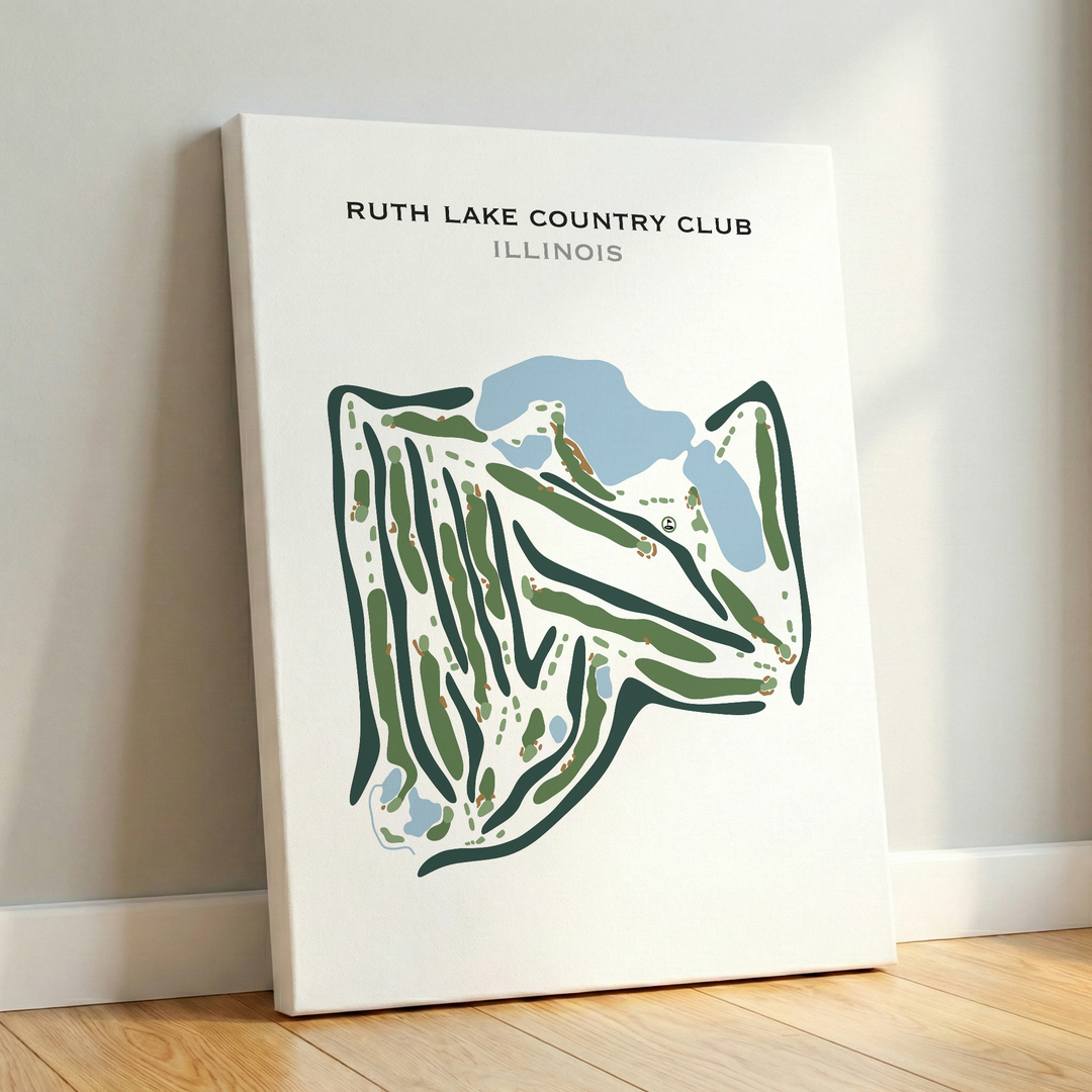 Ruth Lake Country Club, Illinois - Printed Golf Courses