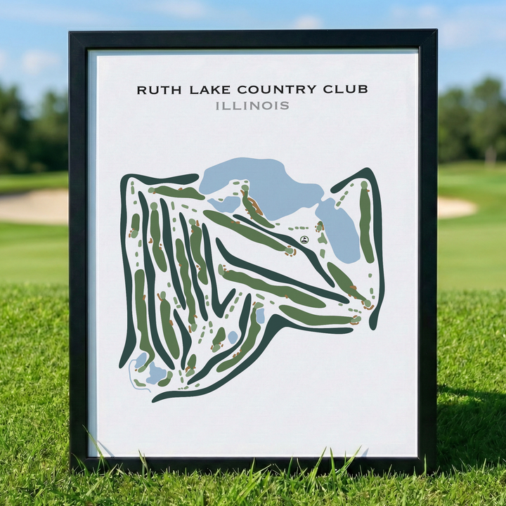 Ruth Lake Country Club, Illinois - Printed Golf Courses