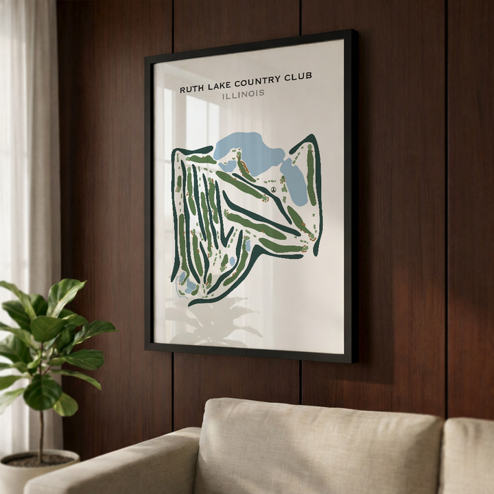 Ruth Lake Country Club, Illinois - Printed Golf Courses