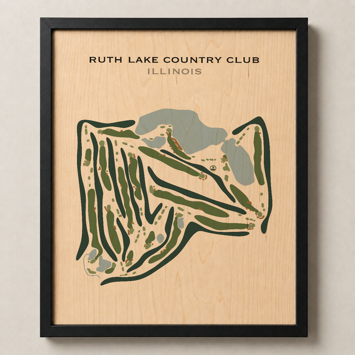 Ruth Lake Country Club, Illinois - Printed Golf Courses