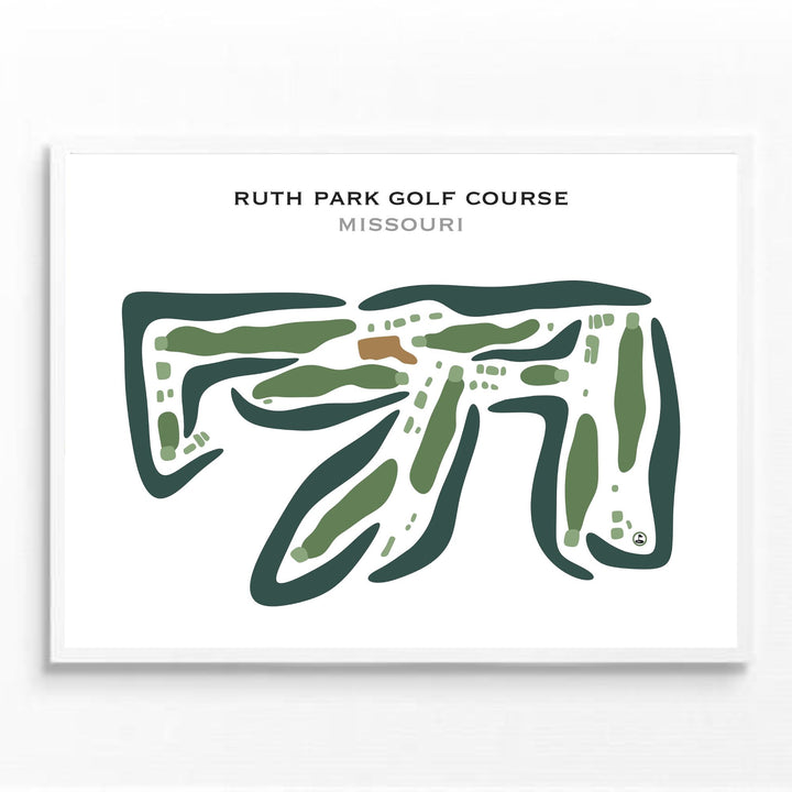 Ruth Park Golf Course, Missouri - Printed Golf Courses