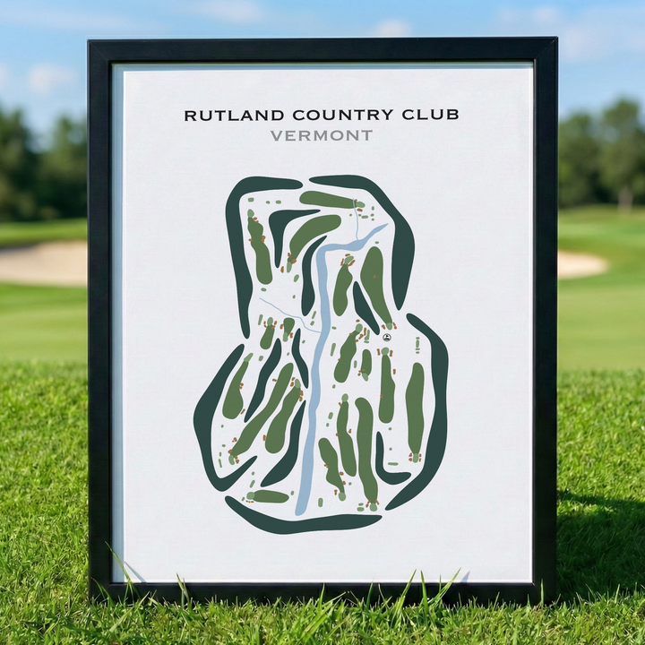 Rutland Country Club, Vermont - Printed Golf Courses