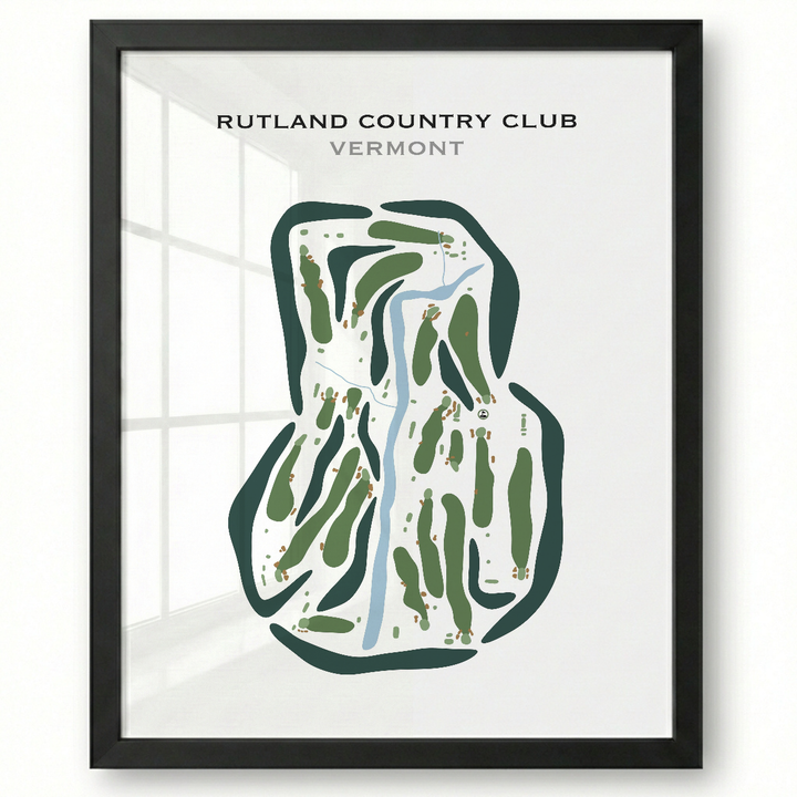 Rutland Country Club, Vermont - Printed Golf Courses