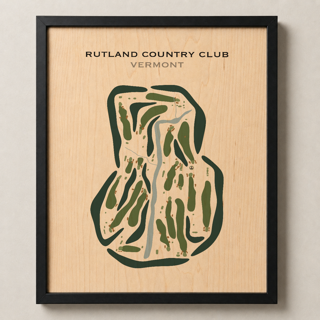Rutland Country Club, Vermont - Printed Golf Courses