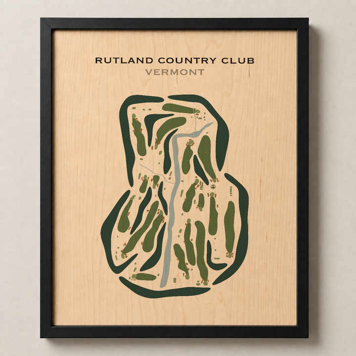 Rutland Country Club, Vermont - Printed Golf Courses